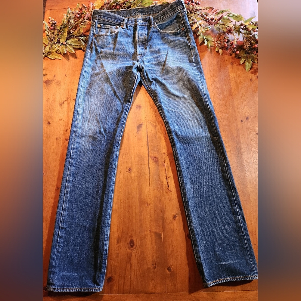 Men's 501 LEVI'S Blue Jeans 32×34
